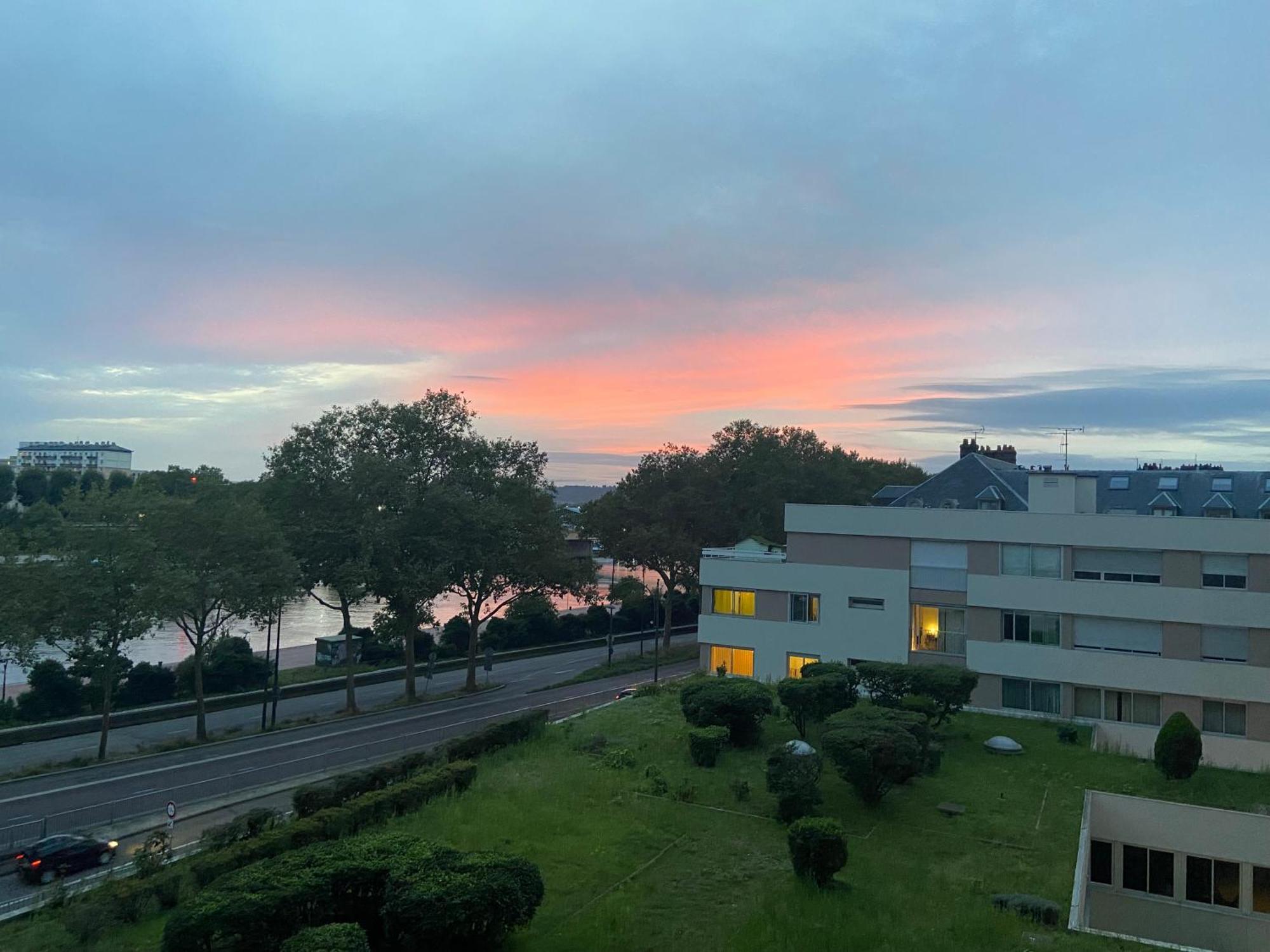 Studio Vue Sur Seine Rouen Bagian luar foto